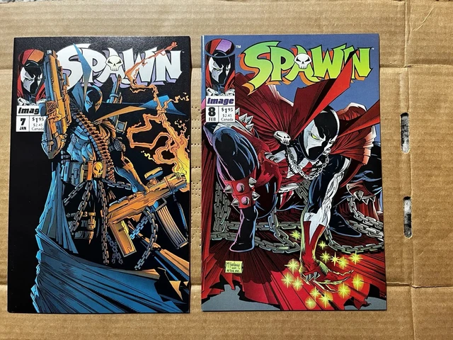 SPAWN #7-8 Image Comics  NM Todd McFarlane-high Grade