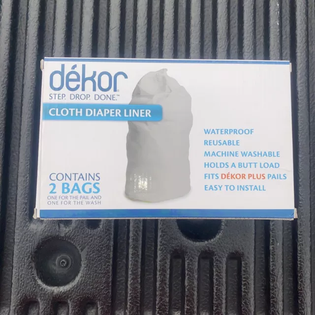 Dekor Cloth Diaper Liners Reusable Wet Bags for Dekor Diaper Pail 1 Bag