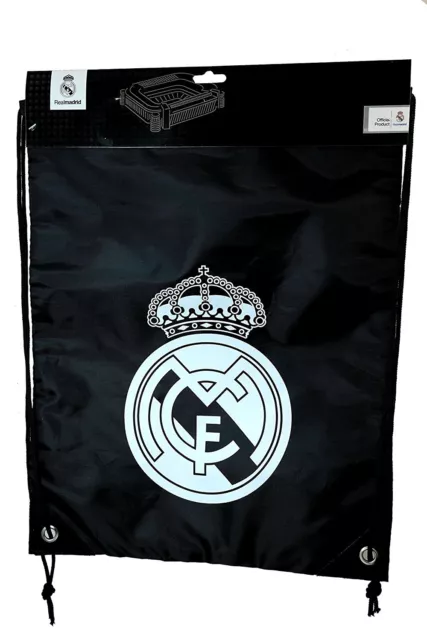 Real Madrid Authentic Official Licensed Soccer Drawstring Cinch Sack Bag 01