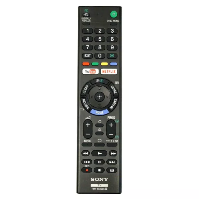 New Genuine RMT-TX300E For Sony Netflix TV Remote Control KD65X7000E KDL32W660E