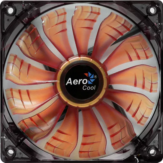 Aerocool Air Force 120x120x25 Ventola Raffreddamento da 120mm a 1200 Giri Orange