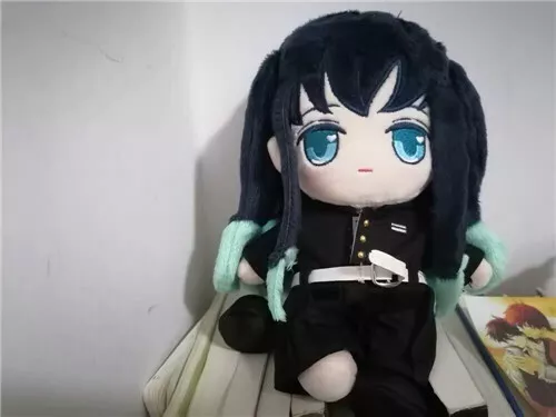 Demon Slayer Tokitou Muichiro Plush 20cm Doll Dress Up Anime  Plushie Toy Gifts