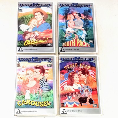 4 X THE Rogers and Hammerstein Collection VHS Oklahoma, South Pacific ...