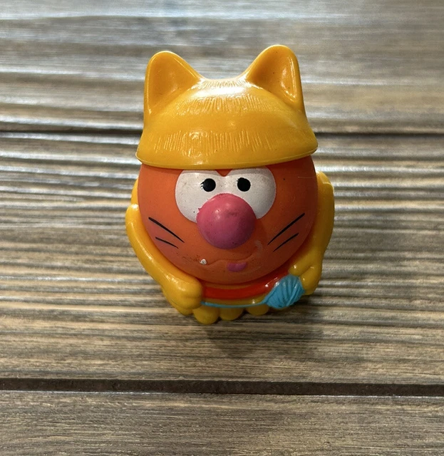 Burger King Kids Club Vintage 1985 Nerfuls Scratch Cat Toy Figure