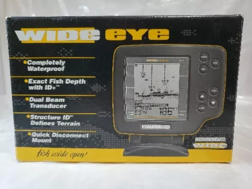 HUMMINBIRD WIDE PORTABLE One Hundred Depth Fish Finder 455 Sensor