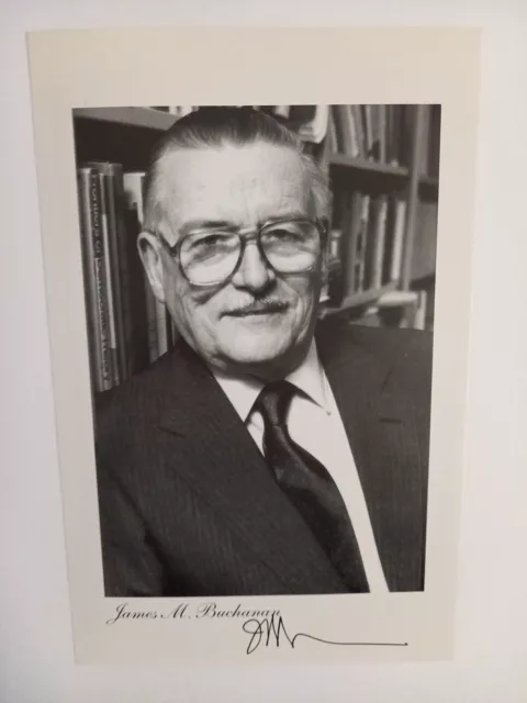 James M. Buchanan - Nobelpreisträger Wirtschaftswissenschaften 1986, Großformat