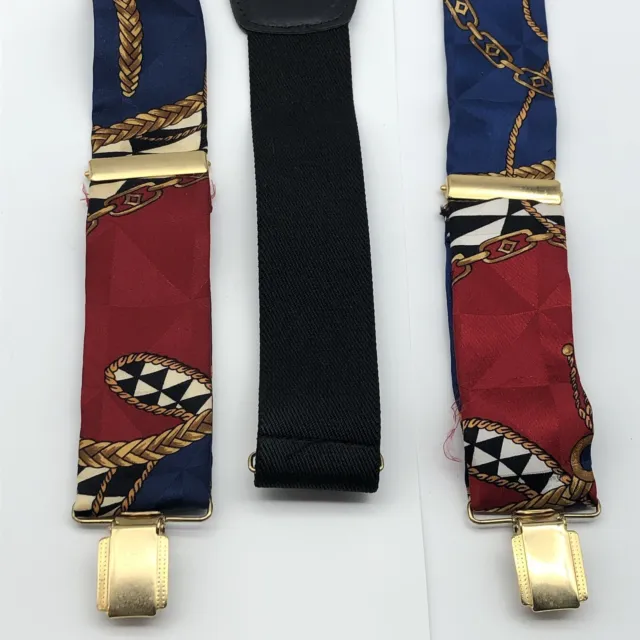 Vintage Silk suspenders braces unbranded