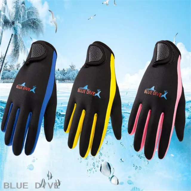 Comfortable Warm Winter Diving Gloves Swimming Gloves Anti-slip Neoprene