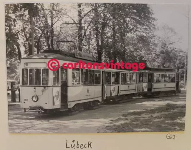 Tw 200 Lübeck I historisches Straßenbahn Tram Foto