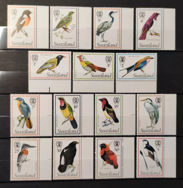 Timbre Stamp 15 Swaziland Y&T#233-47 Oiseau Bird Neuf**/Mnh-Mint 1976 ~E97