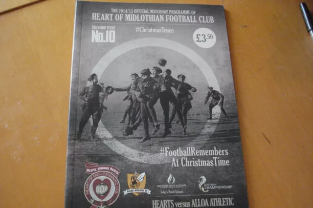 Heart Of Midlothian (Hearts) V Alloa Athletic       Scottish Cup        20/12/14