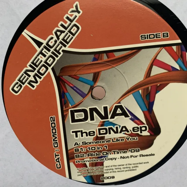 GENETICALLY MODIFIED  - DNA EP 002 - Hard House Donk -  12” DJ Vinyl