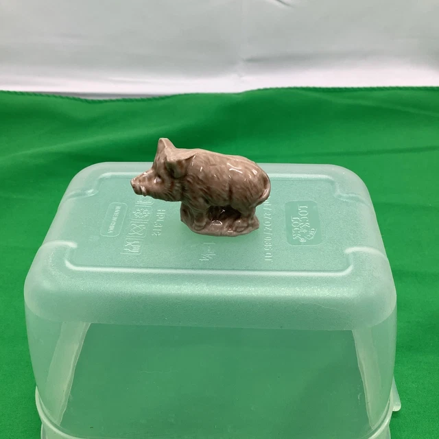 Red Rose Tea Wade Collectible Ceramic Boar Miniature Figurine Animals