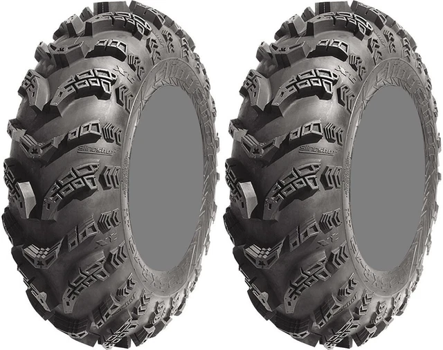 Pair 2 AMS Slingshot AT 25x8-12 ATV Tire Set 25x8x12 25-8-12