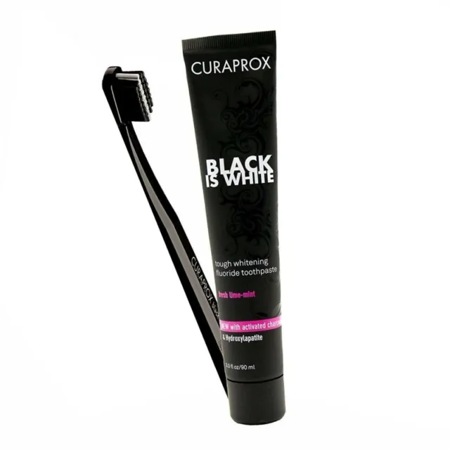 CURAPROX Curaprox Set Black is White - Toothpaste 90 ml + Toothbrush