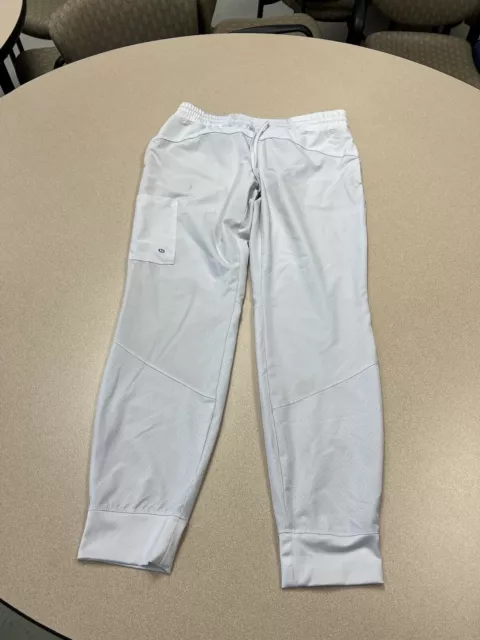 Barco One Women's Jogger Scrub Pants White  Size Medium 303