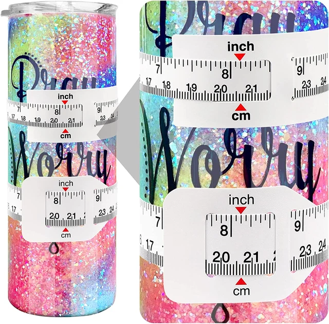 BABORUI 2Pcs Sublimation Blanks Tumblers Width Measurer, Accurately Measure Heat