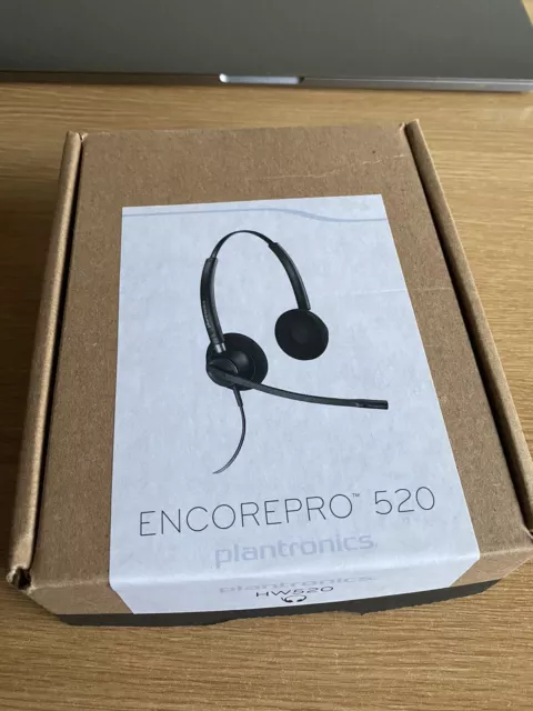 Plantronics HW520 Encorepro Noise Cancelling Binuaural Headset P/N 89434-02