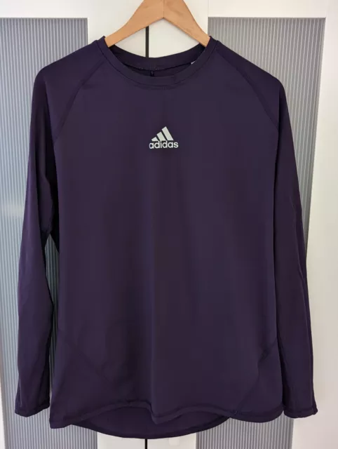 Adidas Techfit Long Sleeve Mens Compression Baselayer Deep Purple - XL