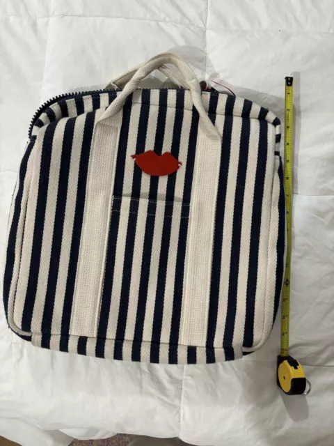 Clare V Striped Canvas Convertible Backpack