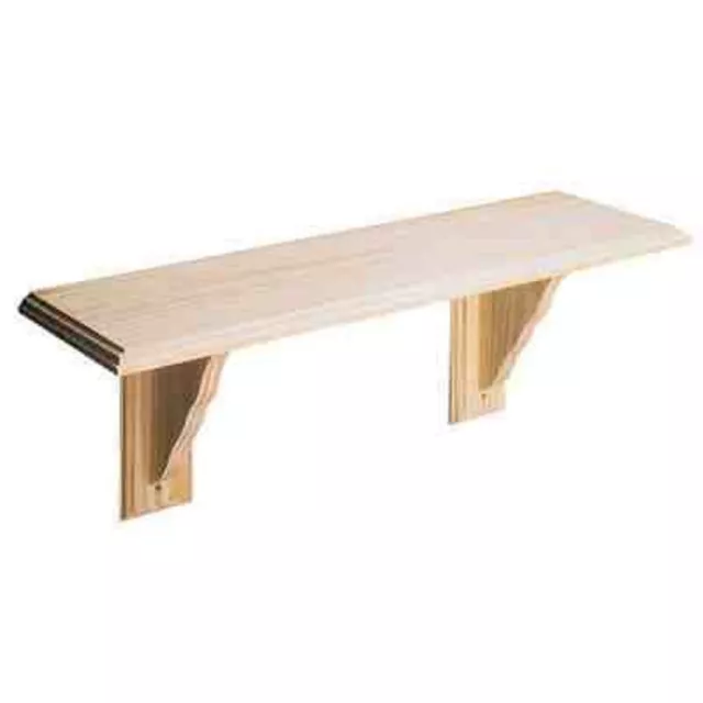 Natural Wood Wooden Shelf Kit available in 3 different Sizes  Brand New