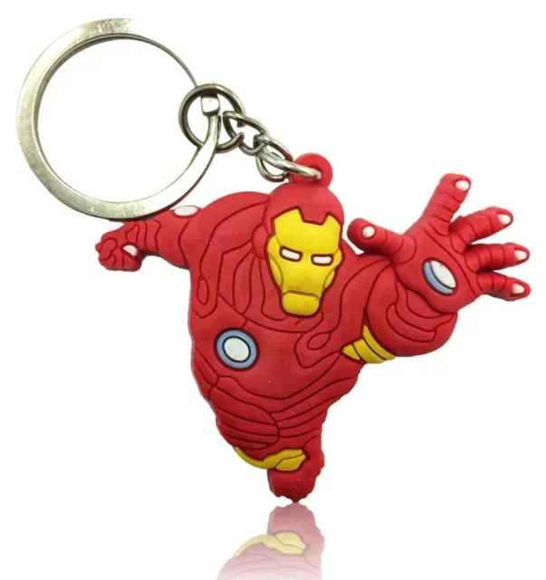 Iron Man Keychain - Avengers Zipper Pull - Bookbag Charm - Jacket Zipper Pull