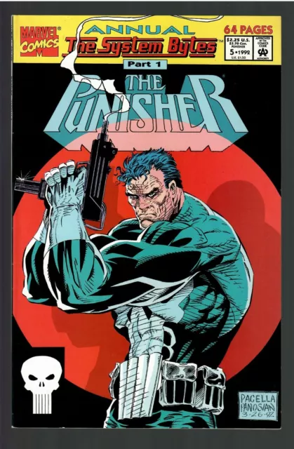Punisher Annual #5 1992 The System Bytes Part 1 VF+ (Marvel)