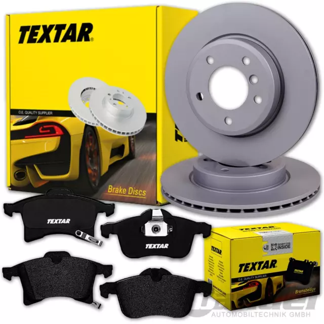 TEXTAR BREMSSCHEIBEN 280mm + BELÄGE VORNE passend für OPEL MERIVA A + COMBO