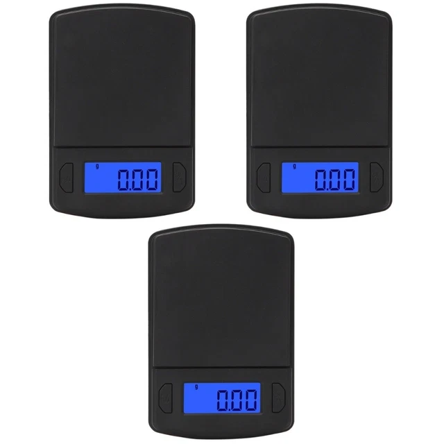 3 piezas escala digital. 01 gramos de precisión escala digital