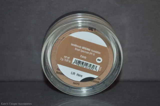 bareMinerals Original Foundation SPF15 in TAN 2g 0.07 oz Brand New Sealed FRESH