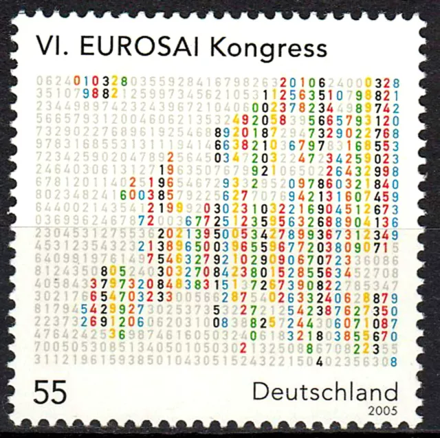 2470 postfrisch BRD Bund Deutschland Briefmarke Jahrgang 2005