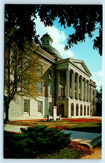 POSTCARD Old Capitol Museum Jackson Mississippi Front Porch Columns