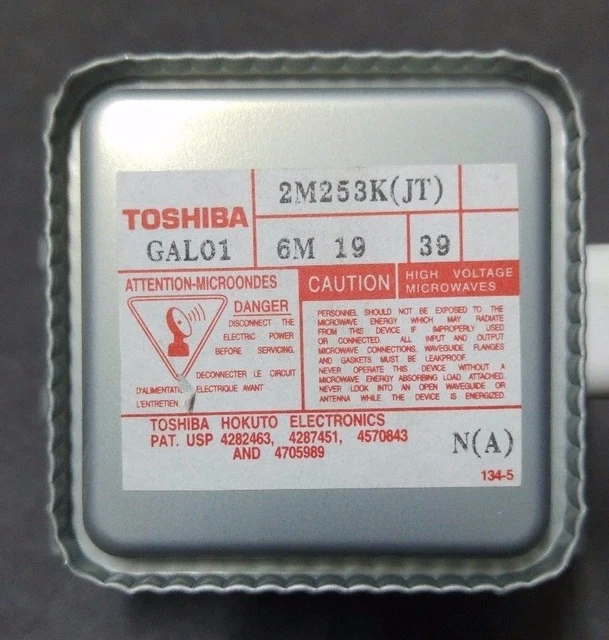 TUBE MAGNÉTIQUE MICRO-ONDES Toshiba 2M253K (JT) EUR 16,72 - PicClick FR