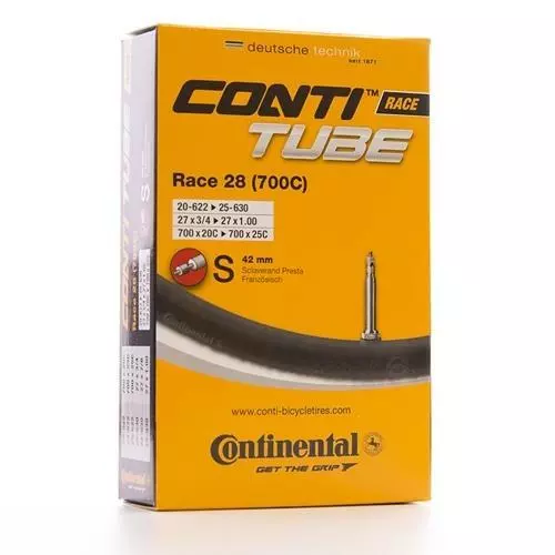 Continental Race 28 Tube 700 x 20c-25c Presta Long valve - 42mm