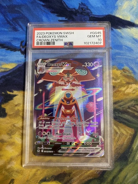 PSA 10 DEOXYS VMAX Crown Zenith English GG45/GG70 $174.47