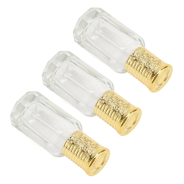 10Ml 3Pcs Refillable Clear Glass Perfume Bottle For Bottles Refillable Empty For