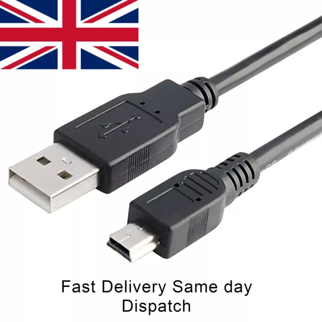 Mini USB PC Charger+Data SYNC Cable Lead For Iomega Portable External Hard Drive