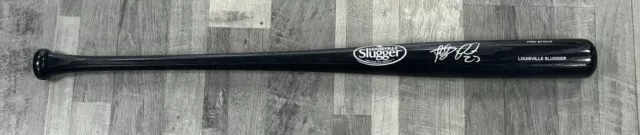 Fernando Tatis Jr Autographed Louisville Slugger Black Baseball Bat - BAS COA