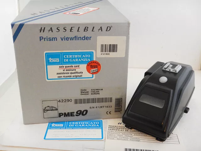 Hasselblad PME 90 Meter Prism Viewfinder Esposimetro + Original BOX Scatola Exc