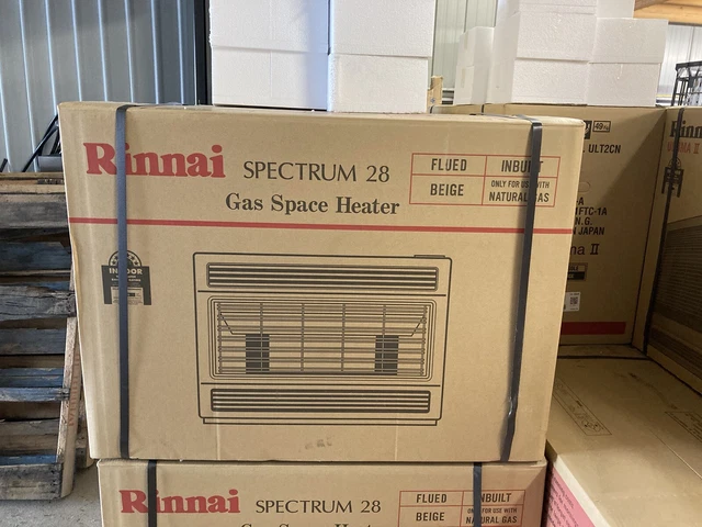 RINNAI SPECTRUM GAS space heaters, natural gas, console, Beige.install  available $1,295.00 - PicClick AU