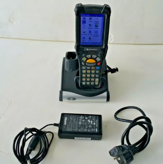 Motorola Symbol MC9090 Barcodescanner mit Handgriff, Ladeschale, Netzteil,ClassA