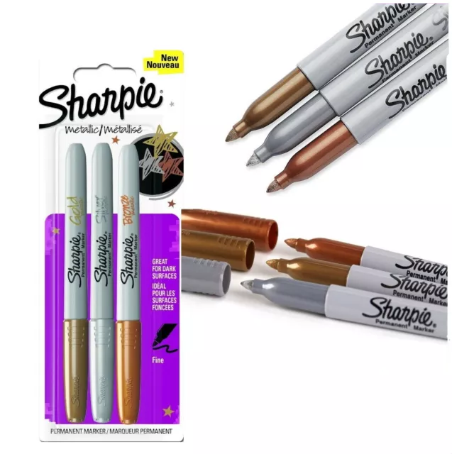 Sharpie Permanent Fine Point Marker Pens Optimal Precision & Smooth Ink  Flow