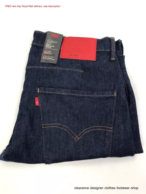 LEVIS ENGINEERED JEANS 502 Regular Taper Mens Navy free 1-day delivery RRP  £110 EUR 56,85 - PicClick FR