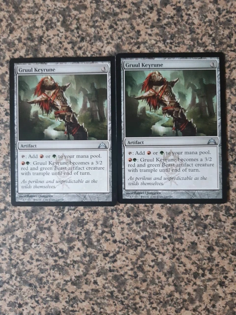Gristleback 2x FOIL GPT MTG Guildpact Uncommon MINT green Gristleback 2x FOIL GPT MTG Guildpact Uncommon MINT green