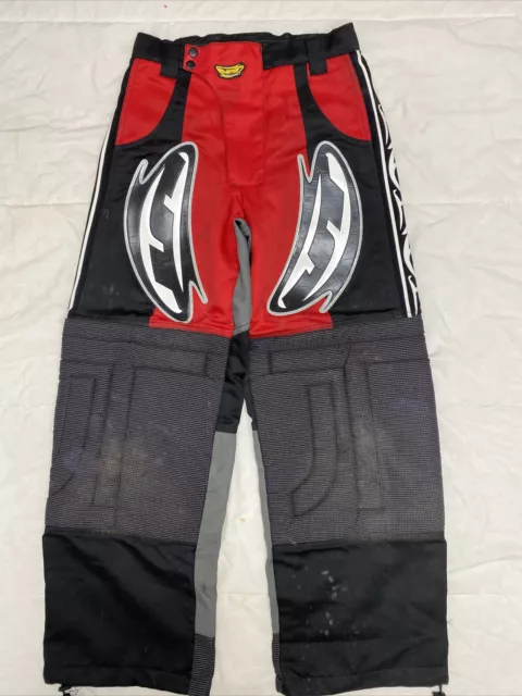 Vintage Original JT Red Paintball Team Cargo Pants Size 28 - FAST SHIPPING!