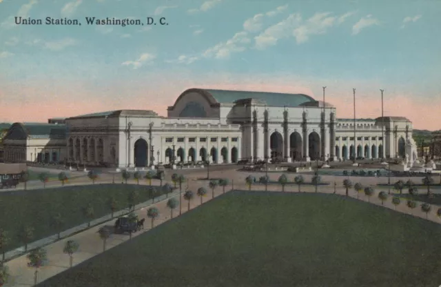 Washington DC Union Station Vintage Post Card