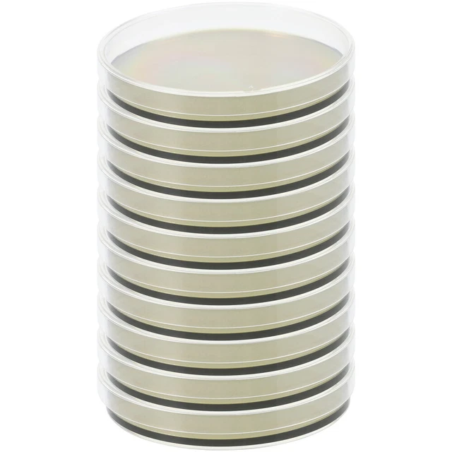 10 Pcs Round Petri Dish Laboratory Agar Plates Round Petri Plate Flat
