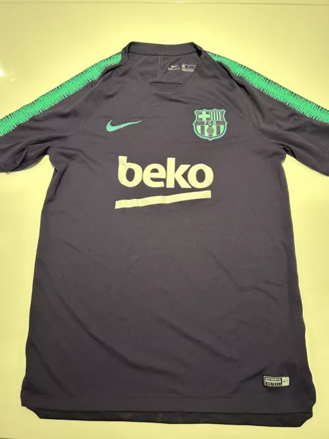 Mens Football Shirt - FC Barcelona - Nike - Training 2019-2020 - Beko Size M