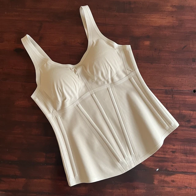 HONEYLOVE SHAPEWEAR BOLDNESS Tank Boning Compression Nude Size Medium