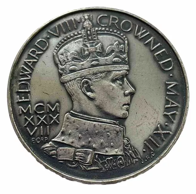 England - Coronation Edward VIII 1937 - Medallion - Scarce.